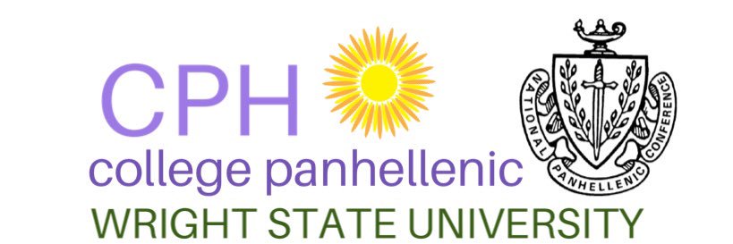 Wright State Panhellenic banner