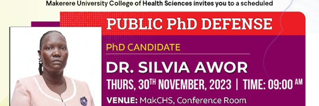 Silvia Awor, MD, PhD banner
