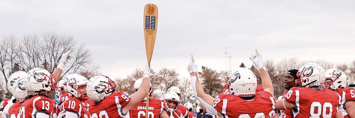 MSUM Dragon Football's banner