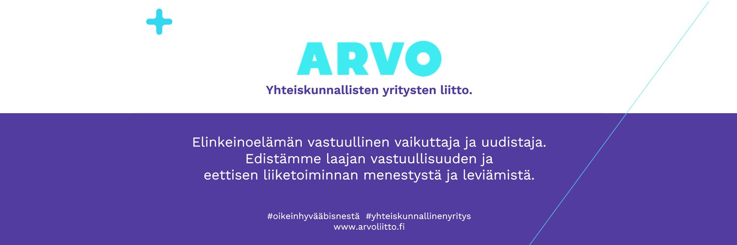 Arvoliitto's profile banner image