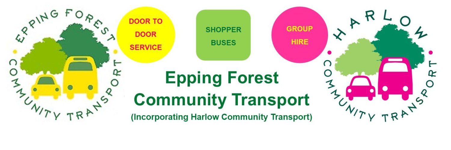 Epping Forest & Harlow Community Transport banner