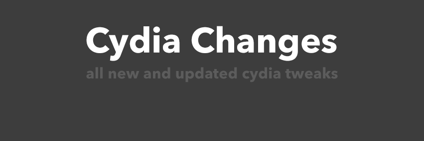 Tweaks Changes banner