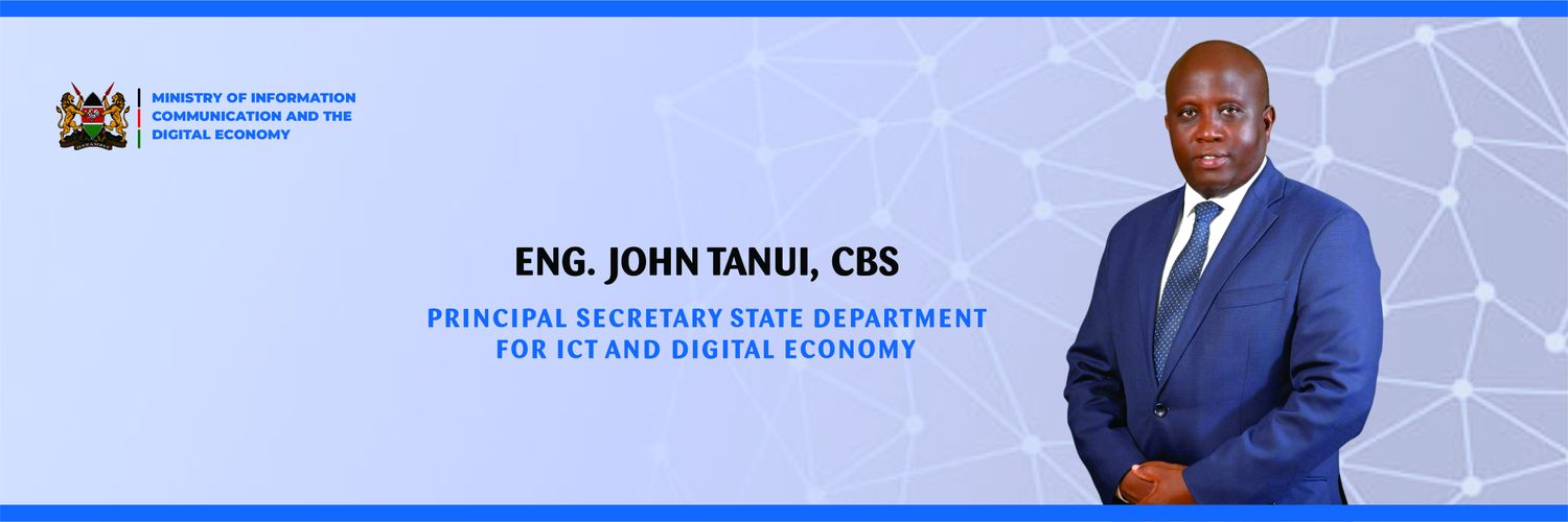 Eng. John Kipchumba Tanui,CBS's banner