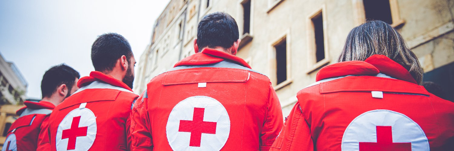 Lebanese Red Cross's banner