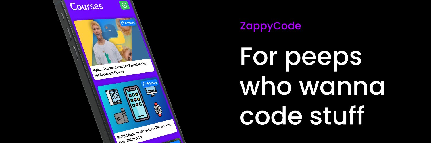 ZappyCode's profile banner image