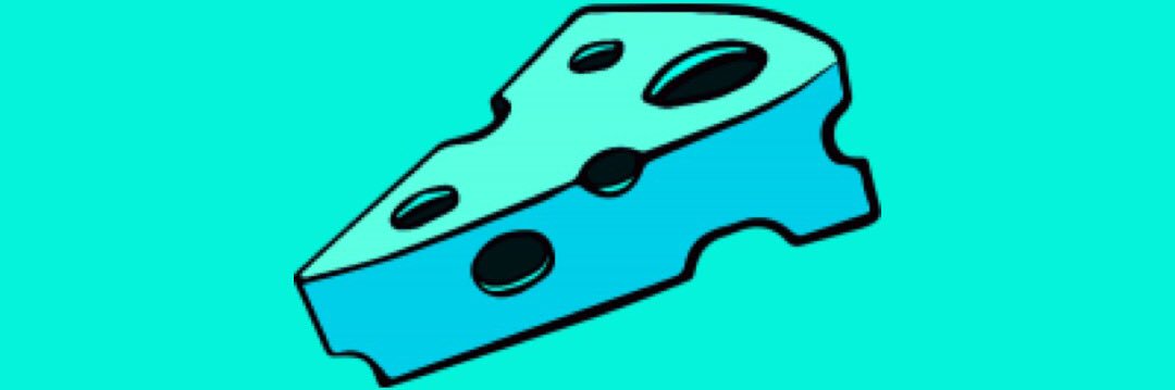 teal cheese banner