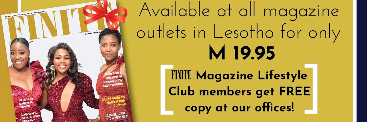 Finite Magazine Lifestyle Club banner
