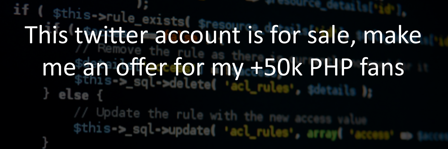 PHP Web Developer banner