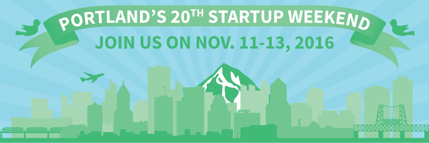 PDX Startup Weekend banner