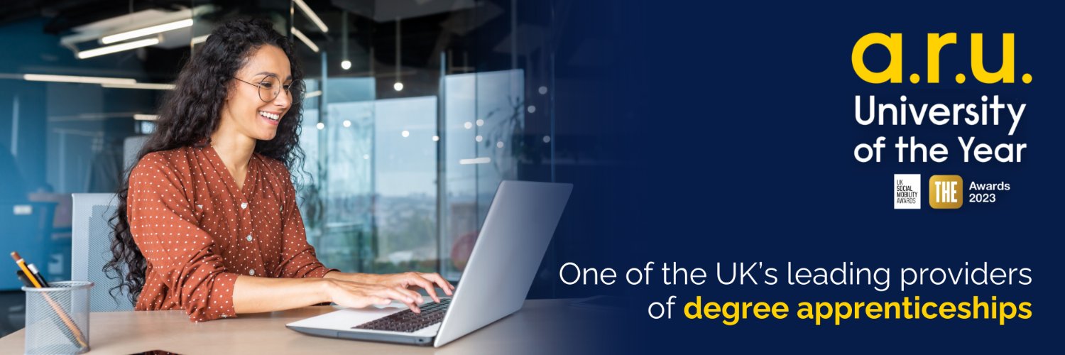 Degrees at Work | Anglia Ruskin University banner