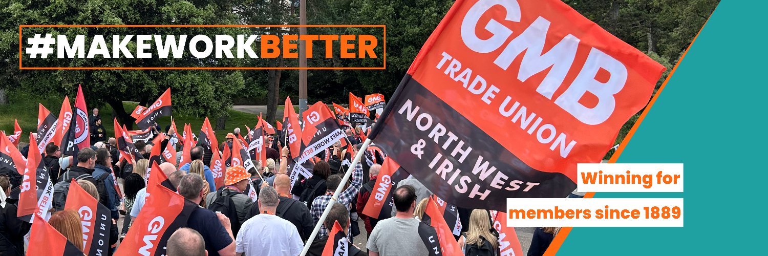 GMB Union North West & Irish's banner