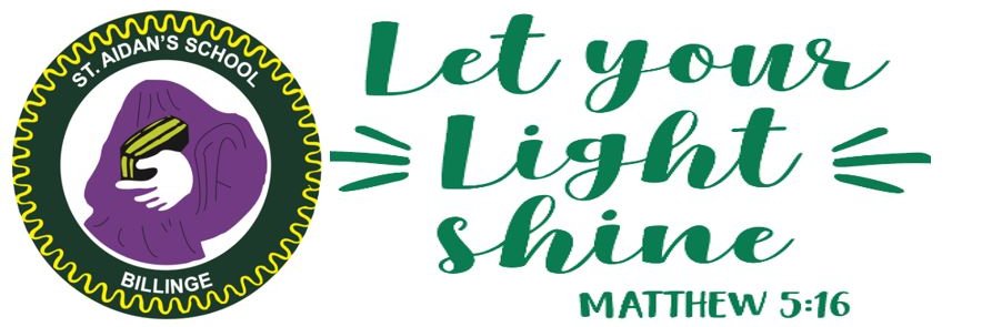 St Aidan's C.E. banner