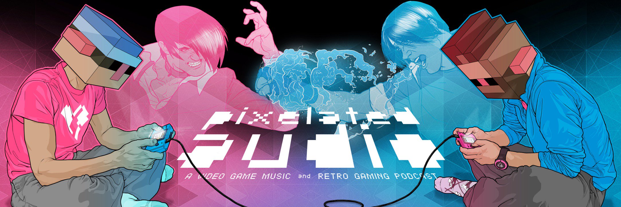 Pixelated Audio banner