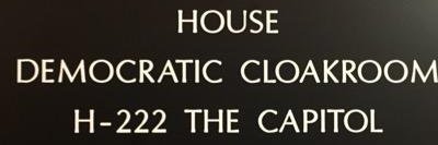 Democratic Cloakroom banner