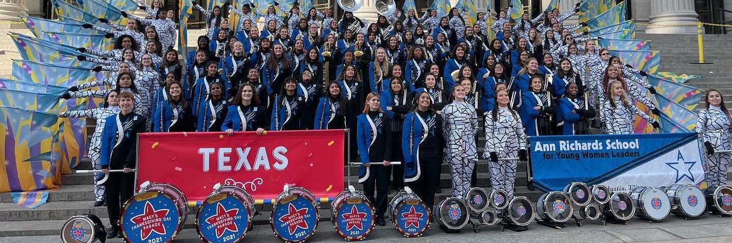 Ann Richards Marching Stars banner
