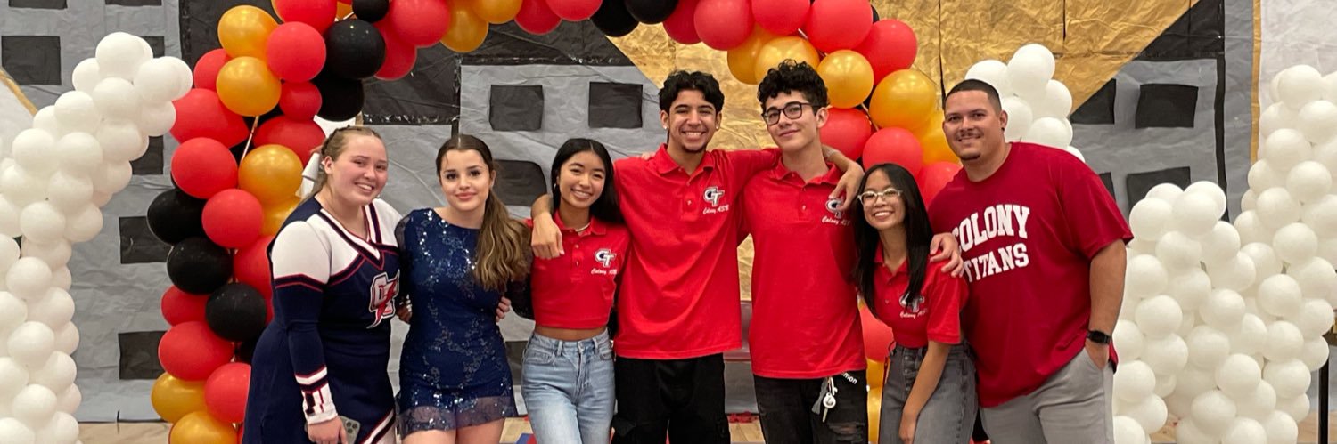 Colony High School ASB banner