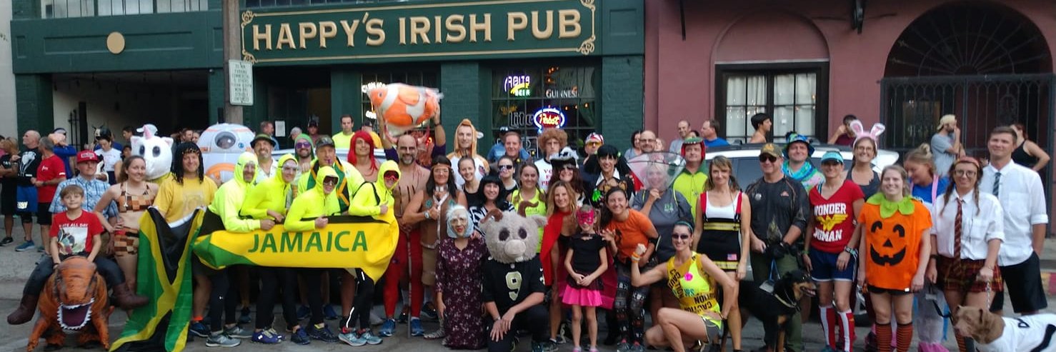 Happy's Running Club banner