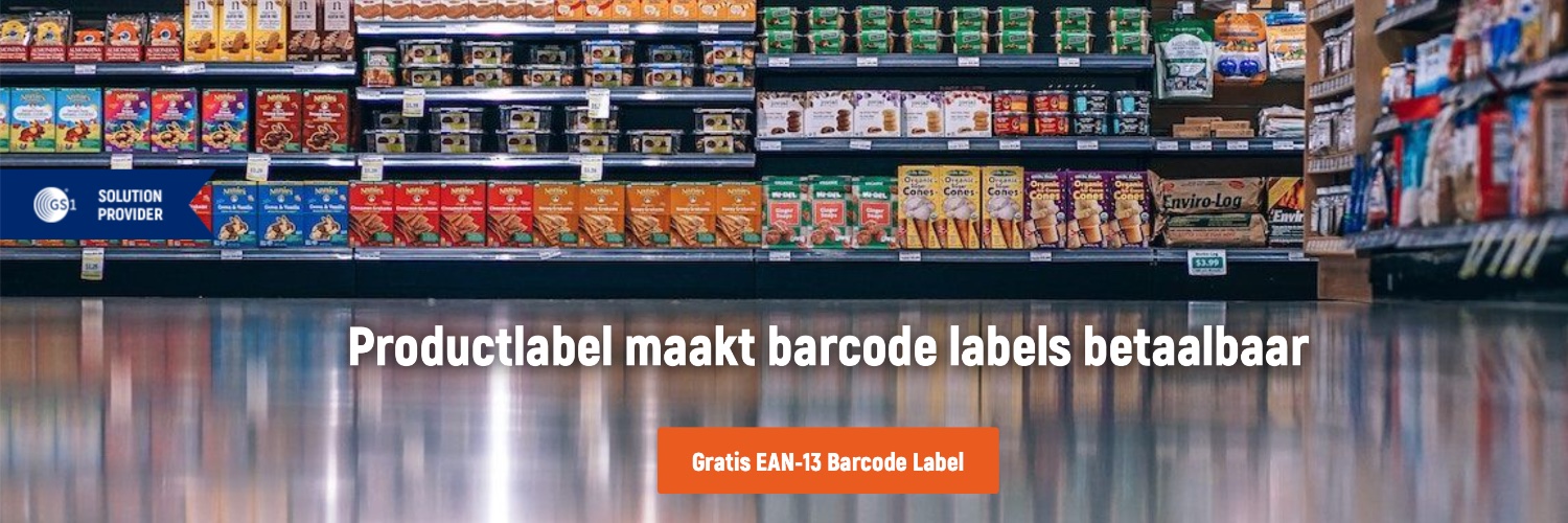 Productlabel banner