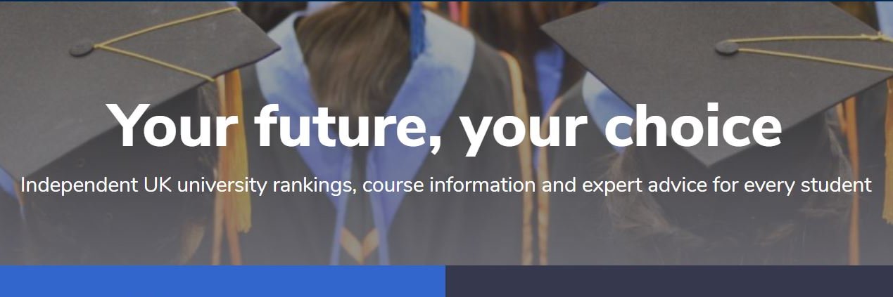 Complete University Guide banner