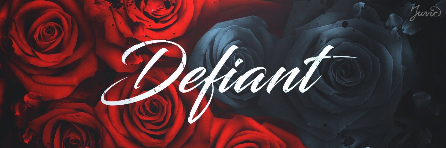Defiant banner