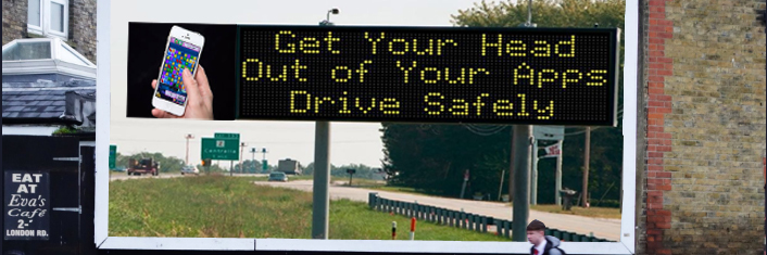 Shame All Bad Mad Drivers banner