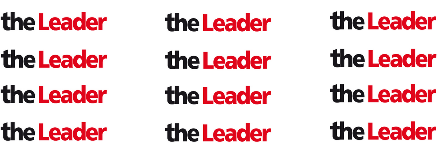 The Leader banner