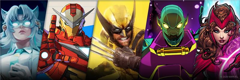 Marvel Games banner