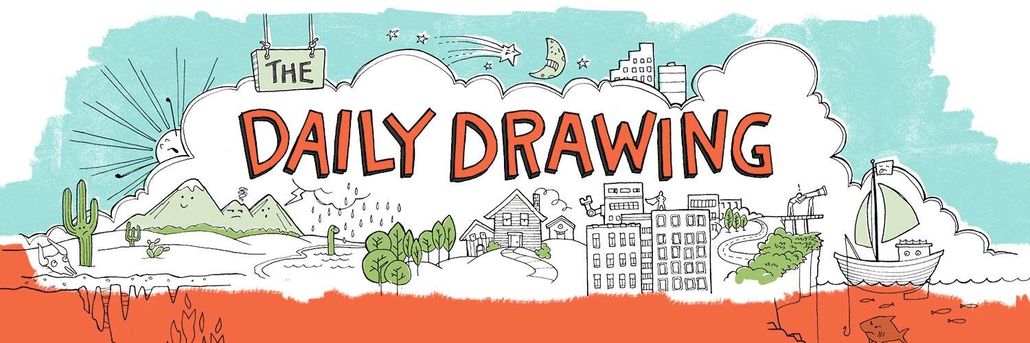 The Daily Drawing banner
