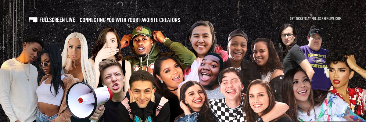 Fullscreen Live banner