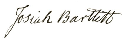Josiah Bartlett's banner