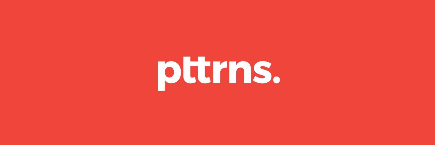 Pttrns banner