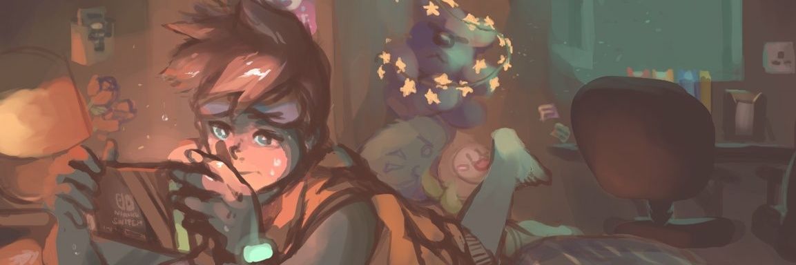 Moved to @hornyclawprints on bsky! banner