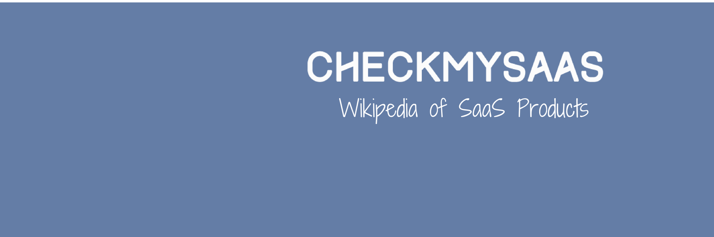 CheckMySaaS banner