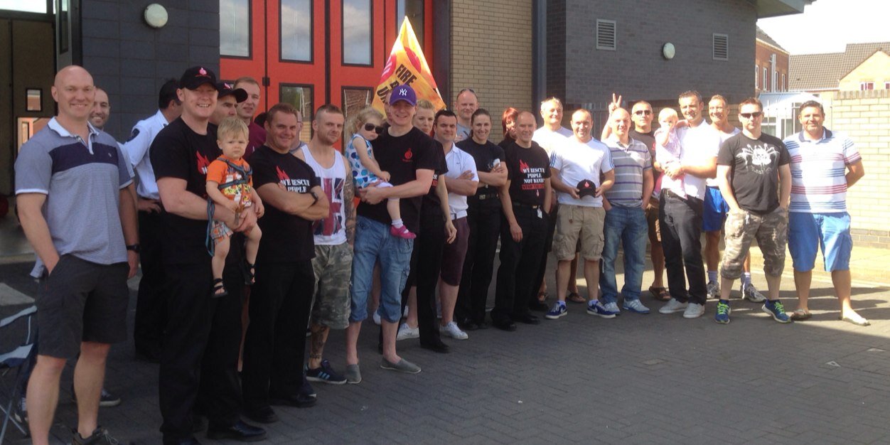 South Yorkshire FBU banner