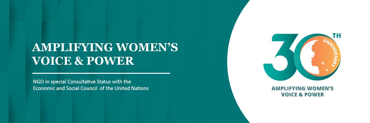 Women's International Peace Centre's banner