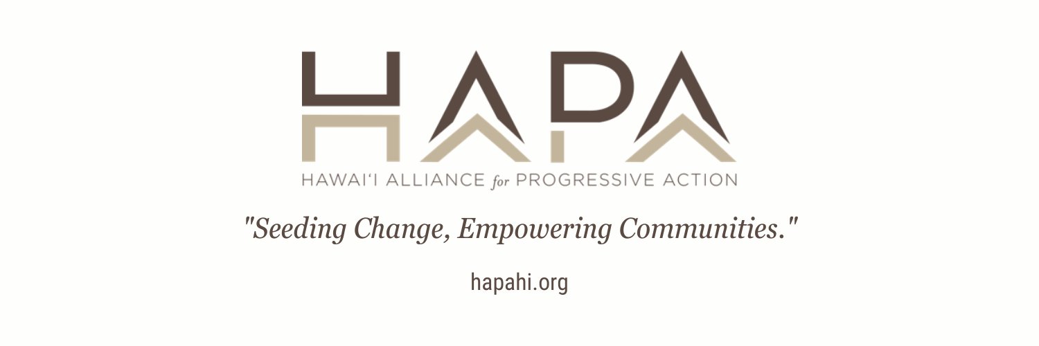 Hawaiʻi Alliance for Progressive Action banner