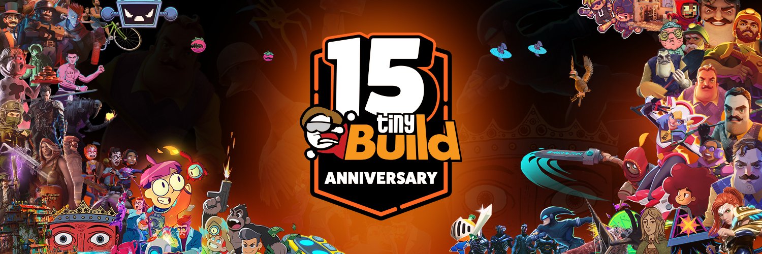 tinyBuild | 15-Year Anniversary🎂 banner