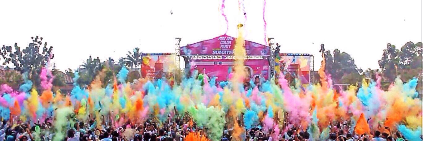 RUN & COLOR PARTY banner