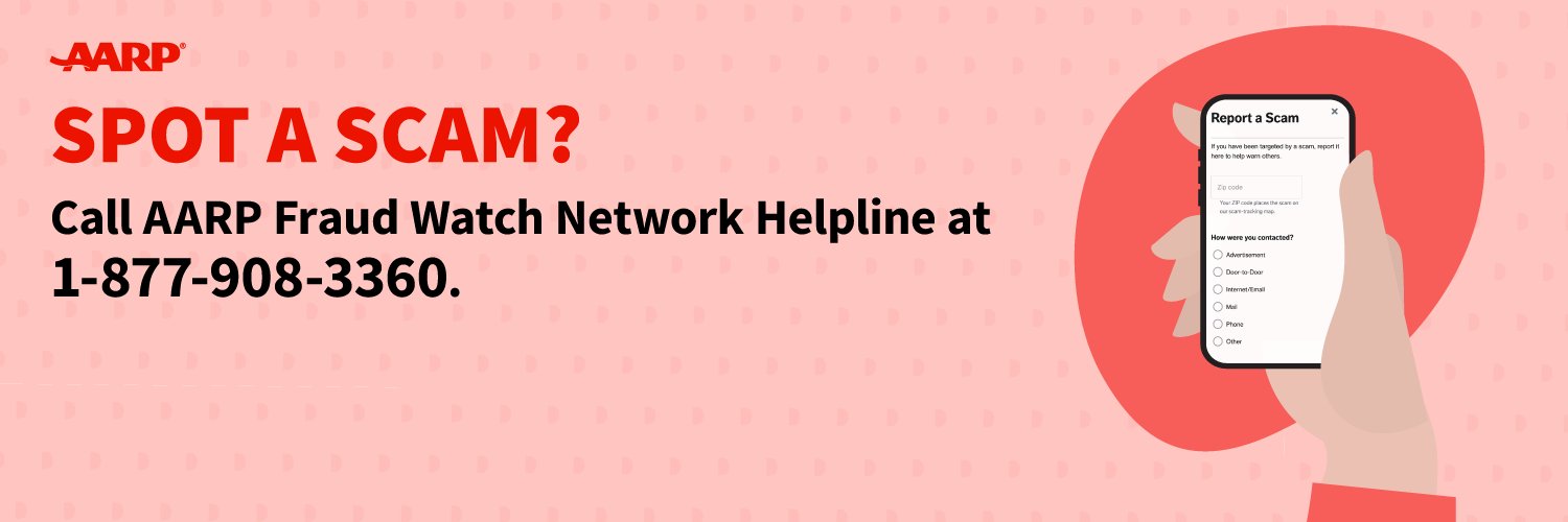 AARP Fraud Watch Network banner
