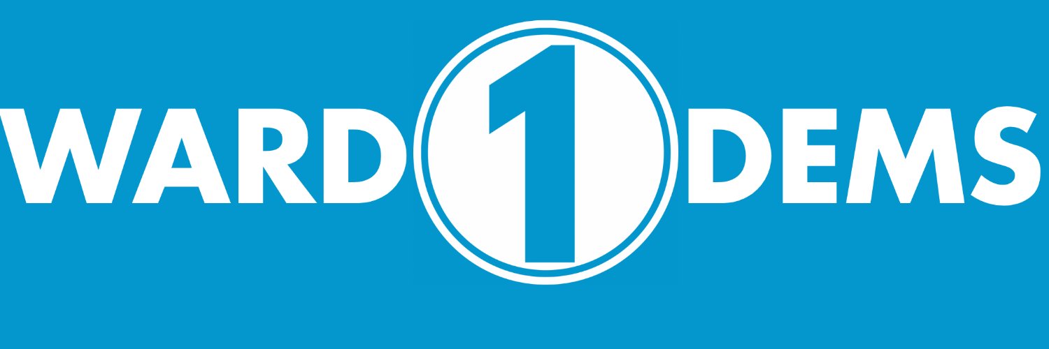 Ward One Democrats banner