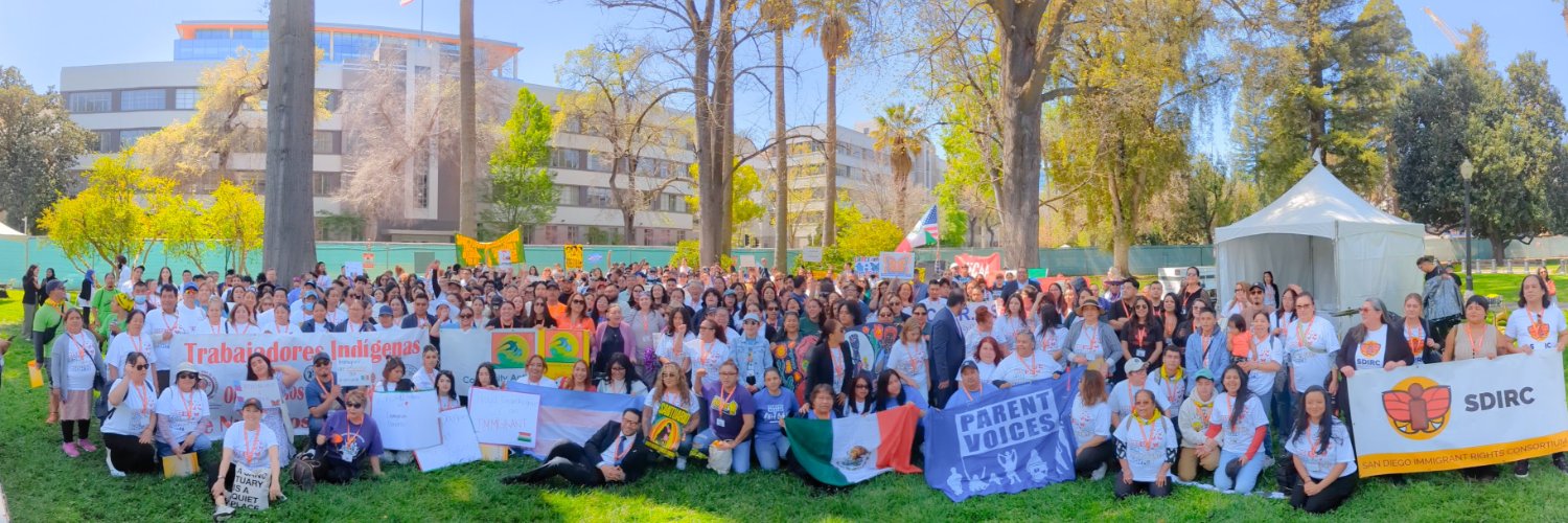 California Immigrant Policy Center's banner