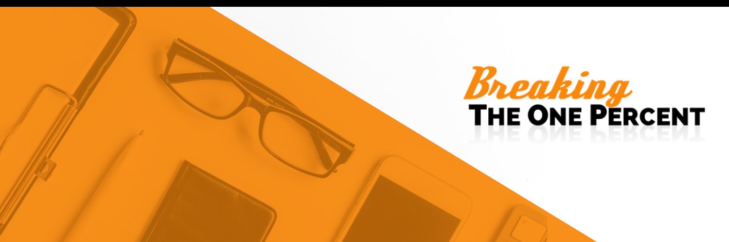 Breaking The One Percent banner