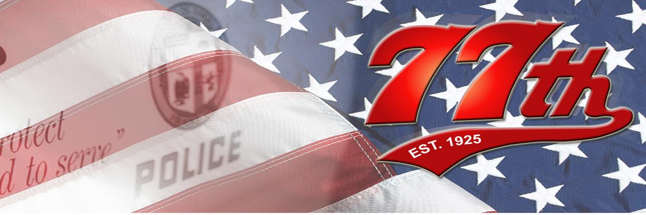 LAPD - 77th Street banner