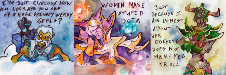 Woman In Dota banner