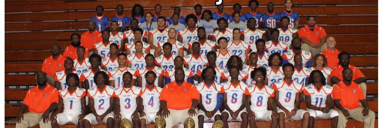 Trojan Football banner