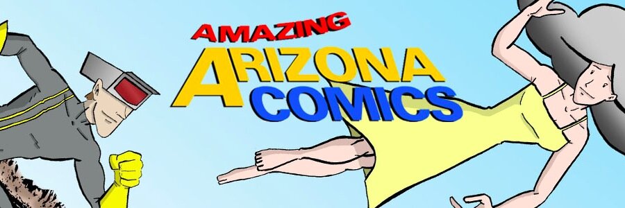 Amazing AZ Comics banner