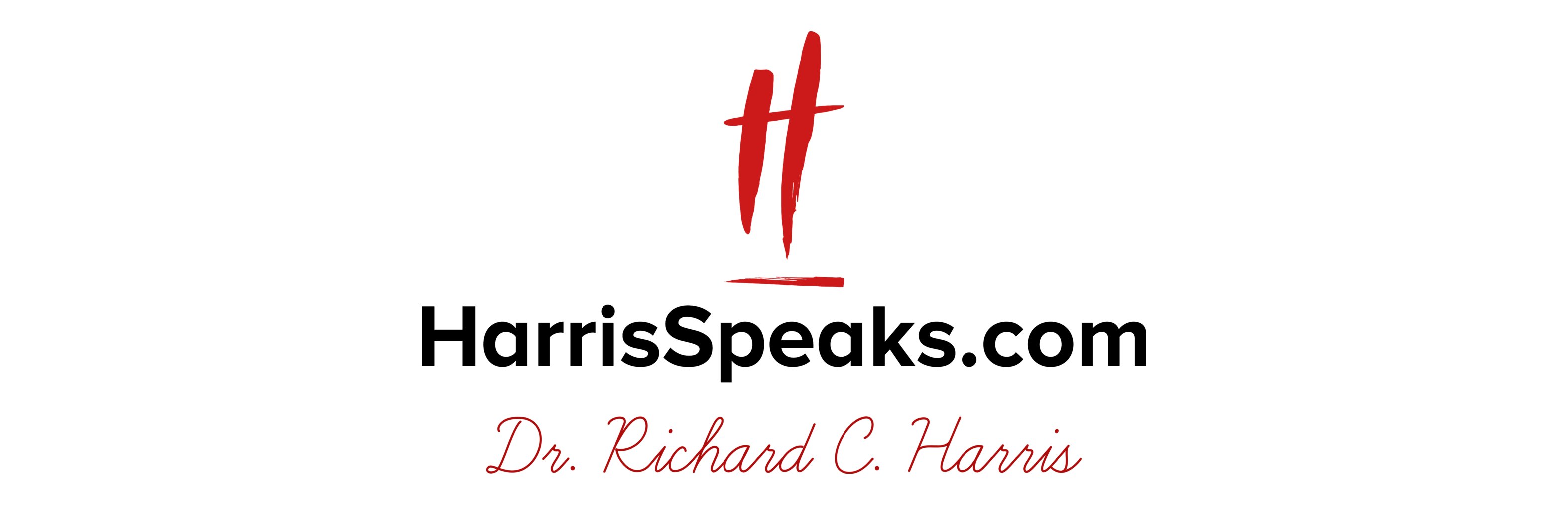 Dr. Richard C. Harris, #RacialJustice banner