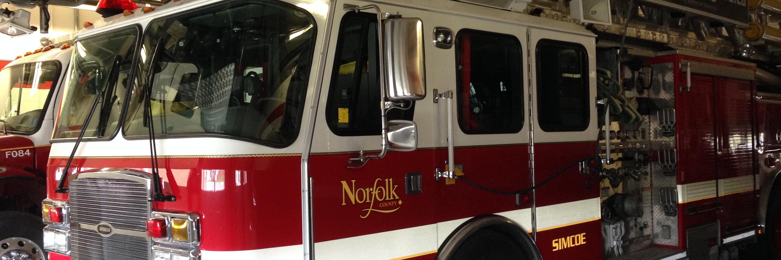 Norfolk County Fire Department banner