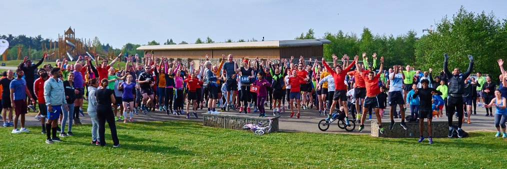 Northala Fields parkrun banner