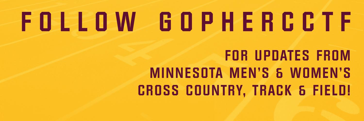 Minnesota Track & Field and Cross Country banner